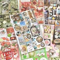 MisKepaa Dreamcore Sticker Book 40 Sheets Vintage Scrapbook Kawaii