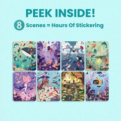 Creative Mermaid Toddler Sticker Book: 300+ Stickers for Imaginative Play
