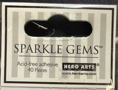 Hero Arts Sparkle Gems 40 Pieces Acid-Free Adhesive STICKER CH140 SMALL BLOSSOM
