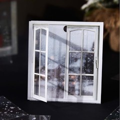 Alideco 120pcs Scrapbook Stickers Vintage Winter Snow Scene Snowflakes Scrapb…