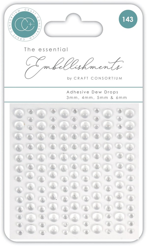 CRAFT CONSORTIUM LTD Clear Adhesive Dew Drops