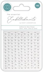 CRAFT CONSORTIUM LTD Clear Adhesive Dew Drops