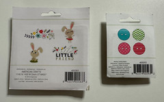 Imaginisce Welcome Spring Mixed Lot-Die-Cuts Shapes & Buttons, Bunnies