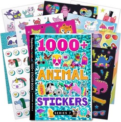 Fashion Angels 1500+ Animal Sticker Book – 40-Page Sticker Book for Kids – Over