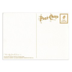 MICHEL & COMPANY Christmas Postcard (Angel Lighting Candle)