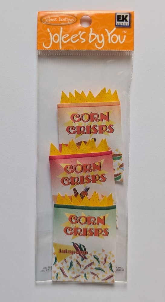Corn Crisps Chips Snack Food Jolee’s By You Mini Scrapbooking Embellishments
