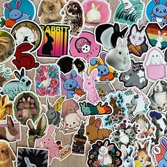 RABBIT stickers, 20pcs, Bunny, animals, bunny lover, decal FREE Shipping*