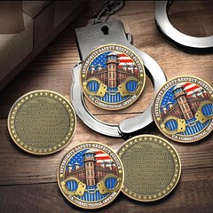 Thin Gray Line Coin – U.S. Correctional Officer Challenge Coins Honor Correct…