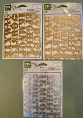 DE-STASH Alphabet Stickers! 35+ Sheets! Sticko, Recollections, Joy Marie, Etc