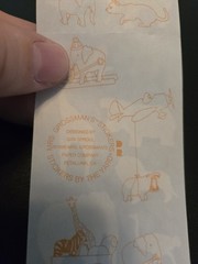 Vintage Mrs. Grossman’s Sticker Sheet Lot – ZOO SAFARI ANIMALS