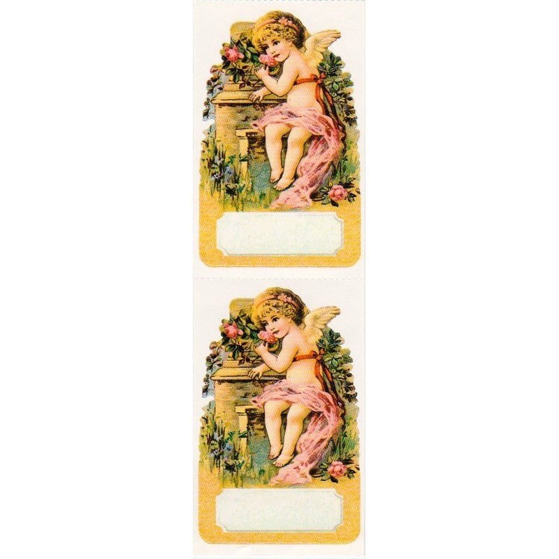 Michel & Company [Angel] Retro Sticker Seal (Garden of Love)