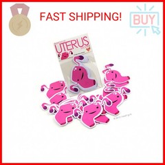 I Heart Guts Bunch of Uterus Stickers – 15-Pack Vinyl Uterus Stickers for Endome