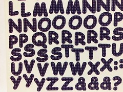 Creative Memories ABC/123 Stickers Scrapbook Mini Stickers, 2002 NEW!