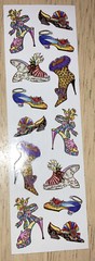 Vintage stickers of shoes by Punch Studio