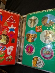Vintage 1980s Sticker Book Album Lisa Frank Gremlins Strawberry Shortcake Etc