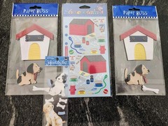 Lot of 4 Dog Scrapbook Stickers Paper Bliss, Jolee’s by You, and Stickopotamus