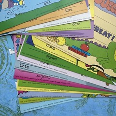 Trend Vintage 80s 90s Award Certificate Lot 16 Different Designs