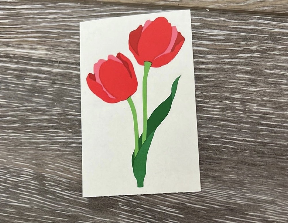 *Mrs. Grossman’s Stickers Flowers Tulips 1/2 Sheet