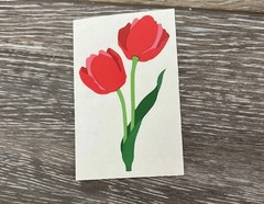 *Mrs. Grossman’s Stickers Flowers Tulips 1/2 Sheet