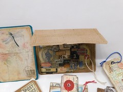 Junk Journal Add-Ons Handmade Tags Card Envelope File Clipboard Ephemera Set 1