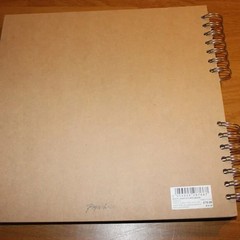 NWT Paperchase Square Kraft Scrapbook w/ Blue Bird Graphic 10×10″ Wiro Craft