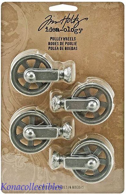2017 Idea-ology Tim Holtz Mini Pulley Wheels TH93580