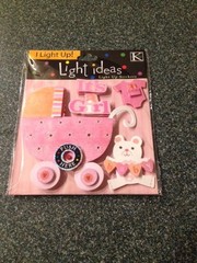 K&COMPANY IT’S A GIRL Light Ideas Stickers – IT LIGHTS UP! USES BUBBLE BATTERY