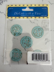 Ellison DieCuts With a View Laser Accent Button Boy – Blue Scrapbooking Craft