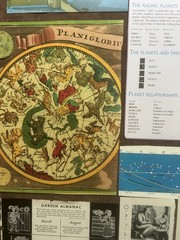 CELESTIAL Astrology Kit Book pages & cutouts cards 70+ Lot Unique Junk journal