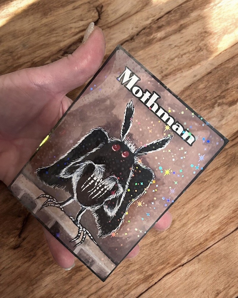 Moth Man Sticker. For laptop, journals, Scrap booking.