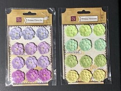 Lot of Scrapbooking And Craft Supplies. Paper Flowers, Stamps, Ephemera & More