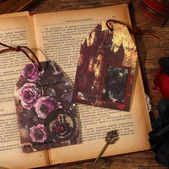 120 Sheets Gothic Scrapbooking Paper for Scrapbook Kit, Vintage Ephemera for Jun