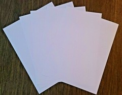 8.5″ x 11″ White Sticker Paper Removable Matte Finish Full-Sheet Labels 25 Sheet
