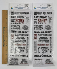 Scrapbook Lot Halloween Fall Scrapbooking Crafts Felt Stickers 3D Embellishments