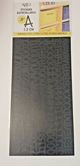 Momenta Art-C 1/2″ REMOVABLE VINYL LETTERS – BLACK – 181 pcs