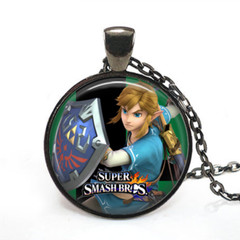 Link Black Bezel Necklace