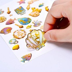 80-Piece Sticker Collecting Album with Reusable Double-Sided Pages, 10.6″x8.3