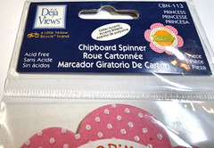 Deja Views Princess Chipboard Spinner Glitter Accents Ephemera Scrapbooking