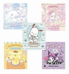 Sticker Minibook-Cinnamo-roll 24 Unique Stickers Book ,9.5 x 10.5 cm 3.7 x 4.1”