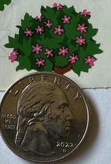 GREEN TREE ASSORTMENT Stickers(4pc)Mrs.Grossman’s •Pine•Fruit•Garden•Card Making
