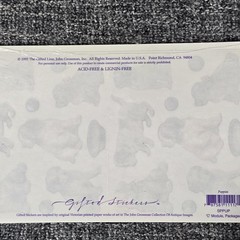 Vintage 1995 Gifted Stickers Michael & Company Dogs Puppy Sealed 2 Sheets