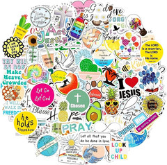 200Pcs Inspirational Christian Jesus Stickers for Kids,Bible Verse Stickers |