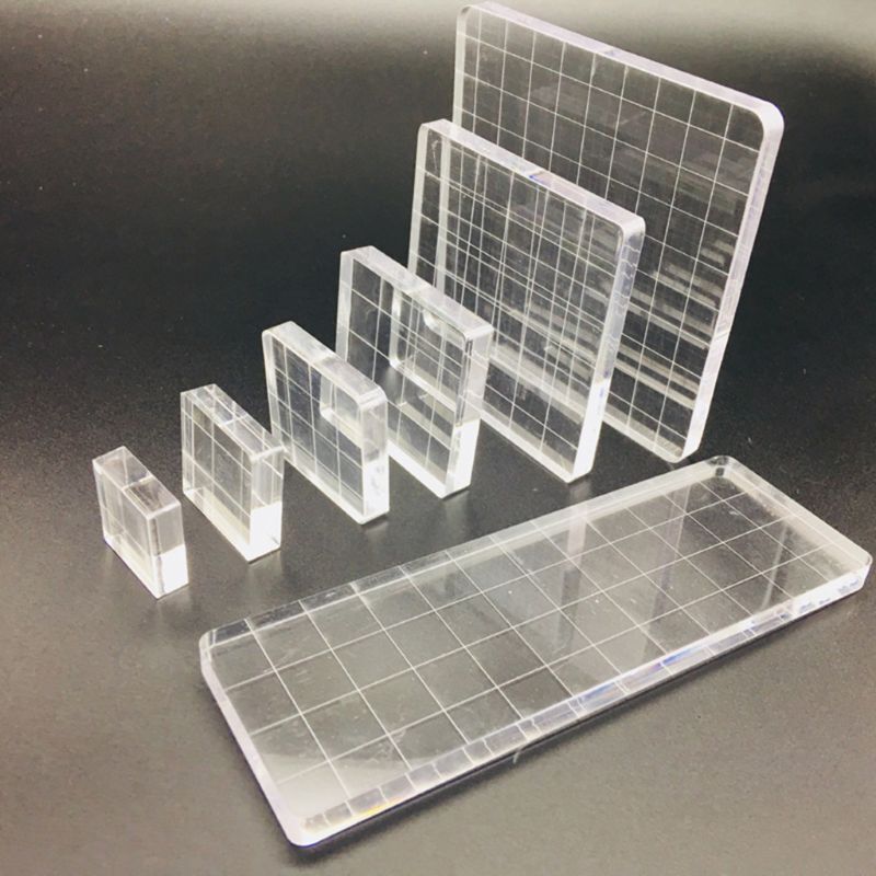 7pcs High Transparency Acrylic Block DIY Seal Stamp Scrapbooking Album