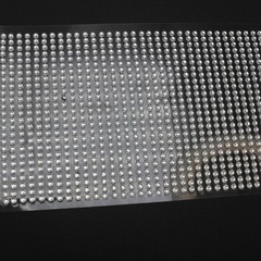 6 Sheets of 850pcs Clear 3mm Bling Round Rhinestones Gem Self-Adhesive Stickers