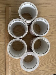 Rare PSX Designs Sticker Rolls Set Of 6, NIP Stickers Friend, Happy Sticker Roll