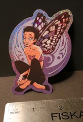 Vintage Stickers Fairy Prism Vending Machine Sticker Dykom 2000