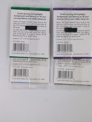 All Night Media Foil Transfer Sheets Lot Of 7 2.5×18 Inch NEW Sealed Multi Color