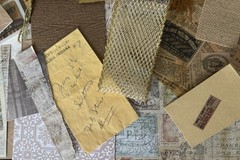 Travel Junk Journal Kit Vintage Ephemera Map Paris Tags Scrapbook Set Paper Pack