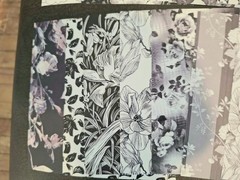 100 Sheets Scrapbooking JJ Paper Crafts Ephemera Papers 5 1/2 X 3 3/4 In Black