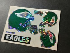 Vintage Philadelphia Eagles NFL Prism Vending Sticker VTG 90s